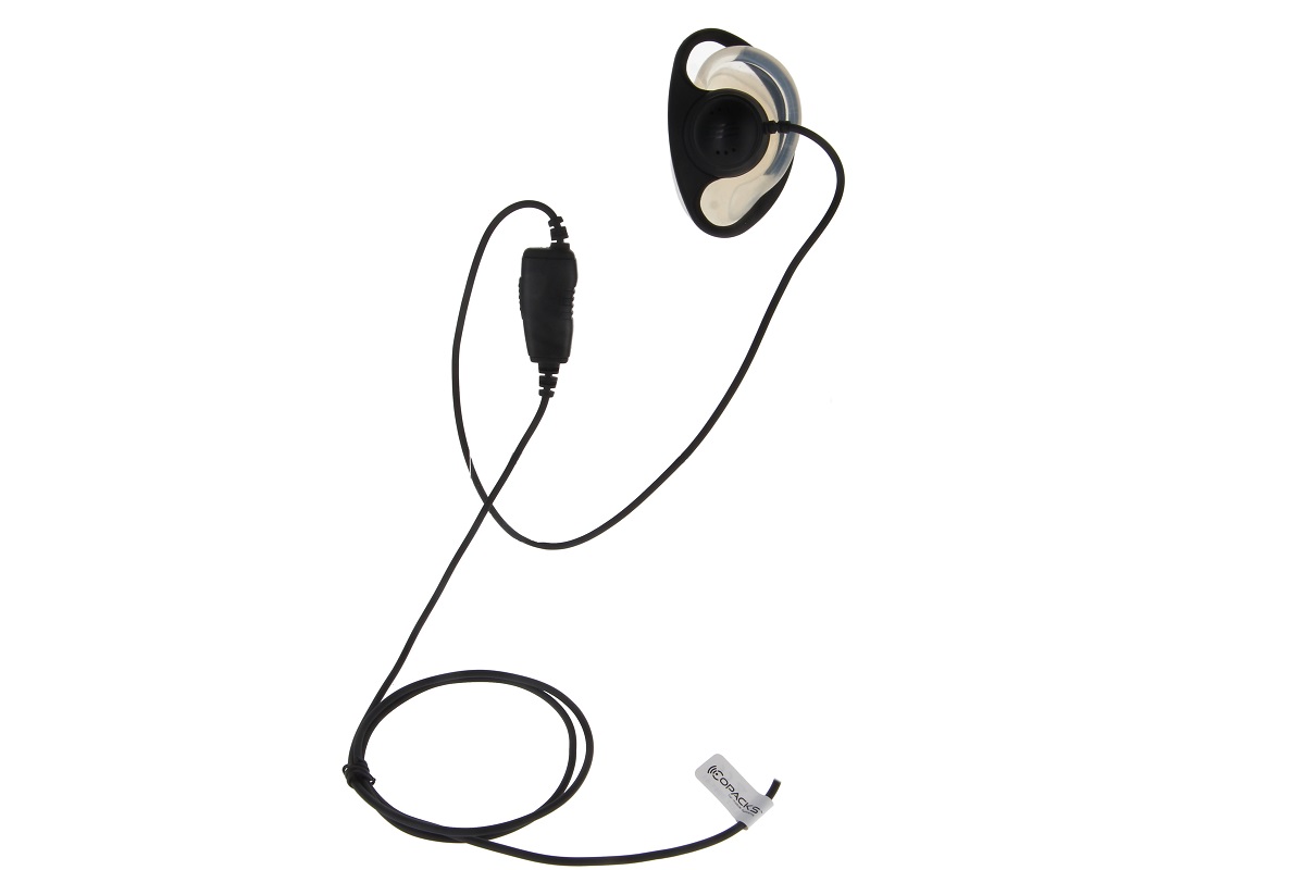 Headset On-Ear D-Form für CLP446/CLK446 + Inline PTT inkl. Hygienebox