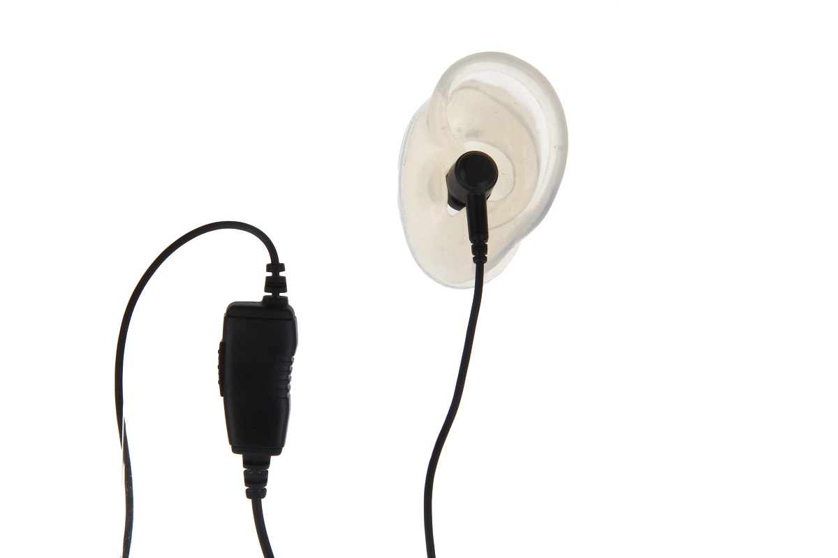 Headset In-Ear für CLR446 + Inline PTT inkl. Hygienebox