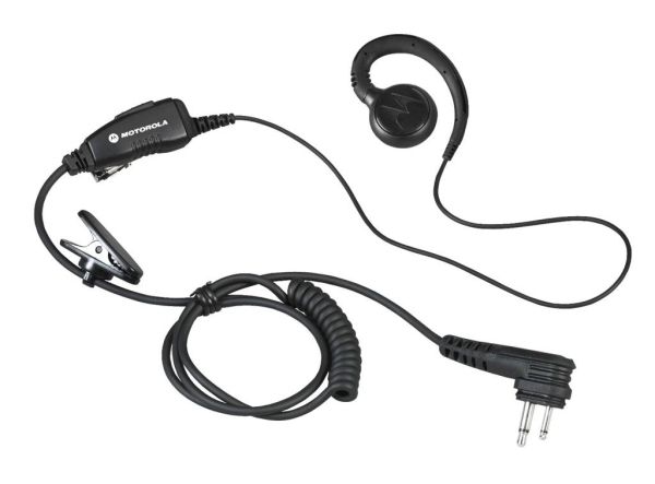 Headset 1 Leitung mit drehbarem Ohrbuegel + Inline PTT/Mik fuer CLR446/CLRPlus