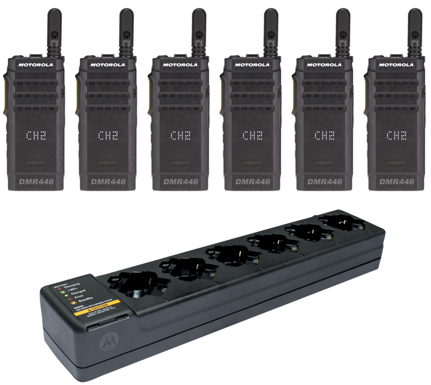 SL1600 DMR446 6-Pack – Retail, programmiert